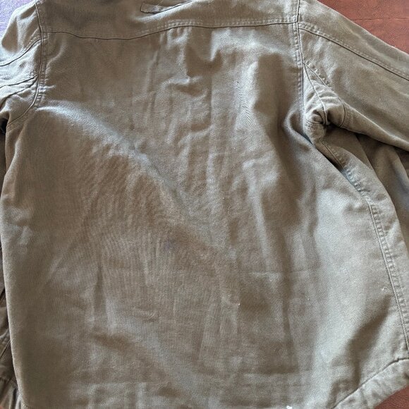 Duluth Trading Co Men's Fire Hose Flannel-Lined Shirt Jacket Jac - Picture 5 of 7